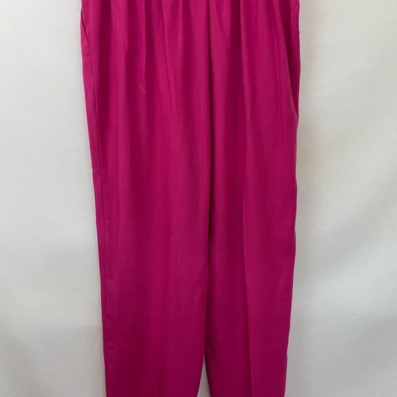 Alfred Dunner PLUS SIZE 20 Pink Belted Pants C-61 - Picture 6 of 11